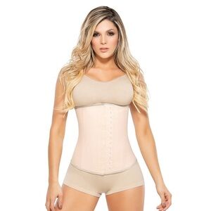 Sz 34 Ann Chery 2 Hook Latex Waist Trainer Cincher